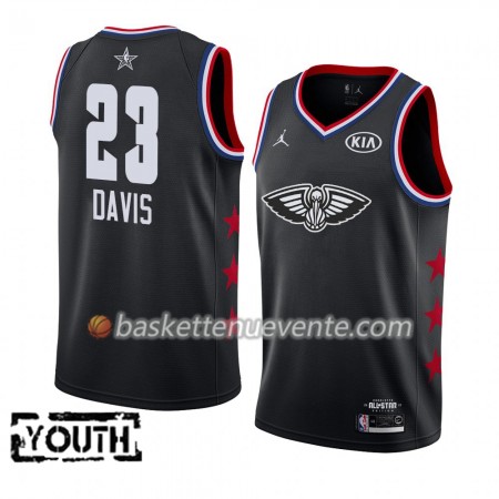 Maillot Basket New Orleans Pelicans Anthony Davis 23 2019 All-Star Jordan Brand Noir Swingman - Enfant